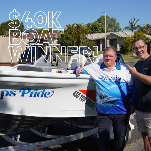Mark Berg Fishing Addiction winner Boat giveaway Mark Berg's Fishing
