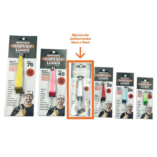 Bumpa-Bar Treble Lure 35gm – Mark Berg's Fishing Addiction